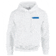 Thin Blue Line Hoodie - Texas , White - TEXAS-H-WHITE-XXL
