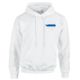 Thin Blue Line Hoodie - Texas , White - TEXAS-H-WHITE-L
