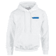 Thin Blue Line Hoodie - Texas , White - TEXAS-H-WHITE-XXL
