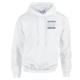 Thin Blue Line Hoodie - We Got Your 6ix, White - 6IX-H-WHITE-XXL