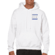 Thin Blue Line Hoodie - We Got Your 6ix, White - 6IX-H-WHITE-XXL