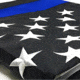 Thin Blue Line House Flag/pole Hem - American Flag, 3 X 5 Ft - HB-AMERICAN-3X5