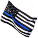 Thin Blue Line House Flag/pole Hem - American Flag, 3 X 5 Ft - HB-AMERICAN-3X5