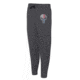 Thin Blue Line Joggers - Dual Line, Skull, Charcoal - SKULL-DUAL-JOGGERS-CHARC-2XL