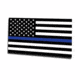 Thin Blue Line Magnet - American Flag, Thin Blue Line - MAG-TBL-AM-3X5