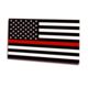 Thin Blue Line Magnet - Thin Red Line American 3 X 5 - MAG-TRL-AM-3X5