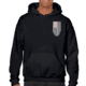 Thin Blue Line Men's Hoodie - Honor Respect Dual Line - MENS-H-HONOR-DUAL-BLACK-XXL