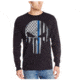 Thin Blue Line Men's Longsleeve T-shirt - Skull - TBL-LS-SKULL-XXL