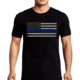Thin Blue Line Men's - Short Sleeve Classic - MEN-TBL-BIG-LOGO-BLACK-XXXXL