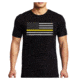 Thin Blue Line Men's - Short Sleeve Classic Thin Gold Line - MENS-CLASSIC-TGOLL-BLACK-XXL