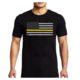 Thin Blue Line Men's - Short Sleeve Classic Thin Gold Line - MENS-CLASSIC-TGOLL-BLACK-XXL