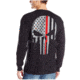 Thin Blue Line Men's - Skull Thin Red Line Long Sleeve T-shirt - TRL-LS-SKULL-XXL