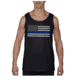 Thin Blue Line Men's - Tank Classic Thin Blue Line - MEN-TANK-TBL-BIG-LOGO-BLACK-XXL