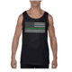 Thin Blue Line Men's - Tank Classic Thin Green Line - MEN-TANK-CLASSIC-GREEN-BLACK-XXL