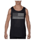 Thin Blue Line Men's - Tank Classic Thin Silver Line - MEN-TANK-CLASSIC-SILVER-BLACK-XXL