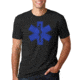 Thin Blue Line Mens Ems T-shirt - MEN-EMS-BIG-BLACK-LARGE