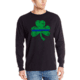 Thin Blue Line Mens Long Sleeve - Shamrock - MEN-LS-SP-BLACK-LARGE