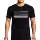 Thin Blue Line Men's - Short Sleeve Classic Thin Silver Line - Men's-CLASSIC-TSL-BLACK-SMALL