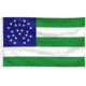 Thin Blue Line Nypd Flag - 3 X 5 Foot With Grommets, Green - NYPD-3X5