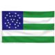 Thin Blue Line Nypd Flag - 3 X 5 Foot With Grommets, Green - NYPD-3X5