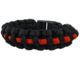 Thin Blue Line Paracord Survival Bracelet, Thin Red Line - TRL-PARA-9