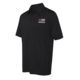 Thin Blue Line Polyester Sport Polo - Embroidered Thin Red Line American Flag, Black - TRL-POLO-SPORT-XXL