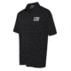 Thin Blue Line Polyester Sport Polo - Embroidered Thin Silver Line American Flag - TSL-POLO-SPORT-XXL