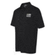 Thin Blue Line Polyester Sport Polo - Embroidered Thin Silver Line American Flag - TSL-POLO-SPORT-XXXL