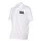 Thin Blue Line Polyester Sport Polo - Flag, White - TBL-POLO-SPORT-WHITE-XXL