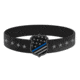 Thin Blue Line Shield Silicone Bracelet, 8 Inch, Thin Blue Line - TBL-AM-SHIELD-8