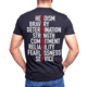 Thin Blue Line Shirt - Remember, Thin Red Line - REMEMBER-TRL-SHIRT-BLACK-L