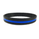 Thin Blue Line Silicone Bracelet, 8 Inch, Thin Blue Line - TBL-BRACELET-1