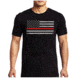 Thin Blue Line T-shirt - Classic Thin Red Line, 4XL, Regular - MEN-RFLG-BIG-LOGO-BLACK-4XL
