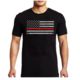 Thin Blue Line T-shirt - Classic Thin Red Line, 4XL, Regular - MEN-RFLG-BIG-LOGO-BLACK-4XL