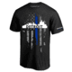 Thin Blue Line T-shirt - Detroit Large, - DETROIT-LRG-TBL-SHIRT-BLK-2XL