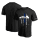 Thin Blue Line T-shirt - Detroit Large, - DETROIT-LRG-TBL-SHIRT-BLK-L