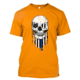 Thin Blue Line T-shirt - Halloween Thin Blue Line, Orange - TBL-HALO-ORG-L