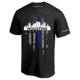 Thin Blue Line T-shirt - Houston Large, - HOUSTON-LRG-TBL-SHIRT-BLK-2XL
