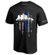 Thin Blue Line T-shirt - La Large, - LA-LRG-TBL-SHIRT-BLK-2XL