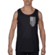 Thin Blue Line Tank - American Flag - Honor &amp; Respect, Black - TBL-TANK-BLACK-XXXL