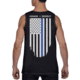 Thin Blue Line Tank - American Flag - Honor &amp; Respect, Black - TBL-TANK-BLACK-XXXL