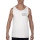 Thin Blue Line Tank - Chicago Flag, White - CHIC-TANK-WHITE-L