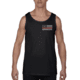 Thin Blue Line Tank - Fire Department Thin Red Line, Black - DEPT-TANK-BLACK-L
