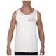 Thin Blue Line Tank - Fire Department Thin Red Line, White - DEPT-TANK-WHITE-XXL