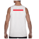 Thin Blue Line Tank - Fire Department Thin Red Line, White - DEPT-TANK-WHITE-XXL