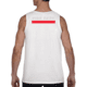 Thin Blue Line Tank - Fire Department Thin Red Line, White - DEPT-TANK-WHITE-L