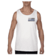 Thin Blue Line Tank - Flag, White - MEN-TANK-TBL-SMALL-LOGO-WHITE-XXL