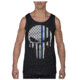 Thin Blue Line Tank - Skull , Black - BLPUN-TANK-BLACK-XXXXL