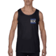 Thin Blue Line Tank - We Got Your 6ix, Black - 6IX-TANK-BLACK-L