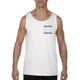 Thin Blue Line Tank - We Got Your 6ix, White - 6IX-TANK-WHITE-L